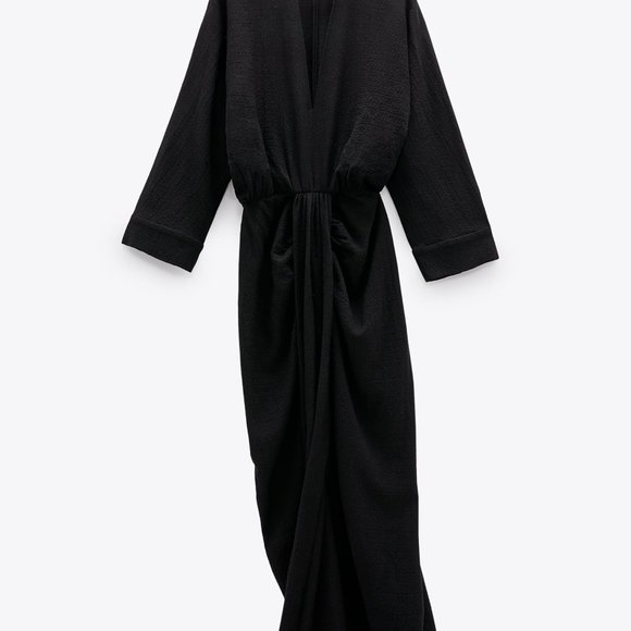 Zara, NWT, Draped Dress, Small - Picture 5 of 6